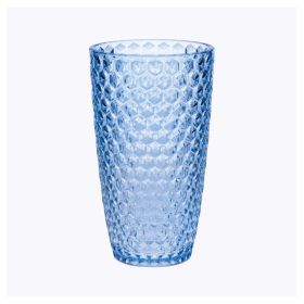 Diamond Cut Acrylic Glasses Drinking Set of 4 (19oz), Plastic Drinking Glasses, BPA Free Cocktail Glasses, Drinkware Set, Drinking Water Glasses - as